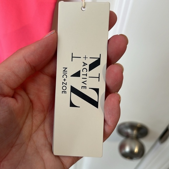 Nic+ Zoe Active Performance Workout Dress Golf Attire Coral Pink - Picture 4 of 11